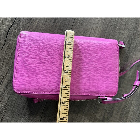 Ralph Lauren Small Pink Leather Crossbody Purse - Picture 5 of 16